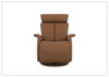 Fjords Jewel Leather Recliner with Swivel and Gliding Function