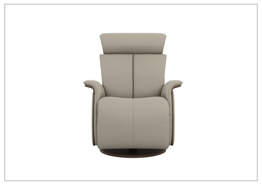 Fjords Jewel Leather Recliner with Swivel and Gliding Function