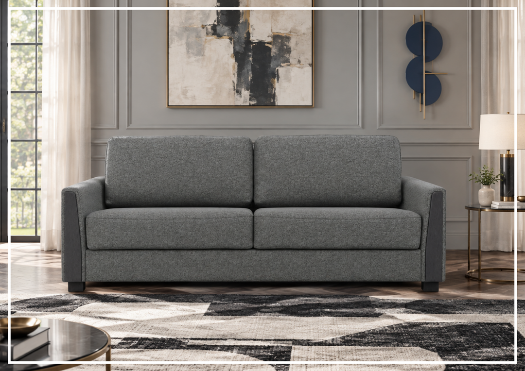 Fjords Luna Fabric Sleeper Sofa with Cloud Fold Function