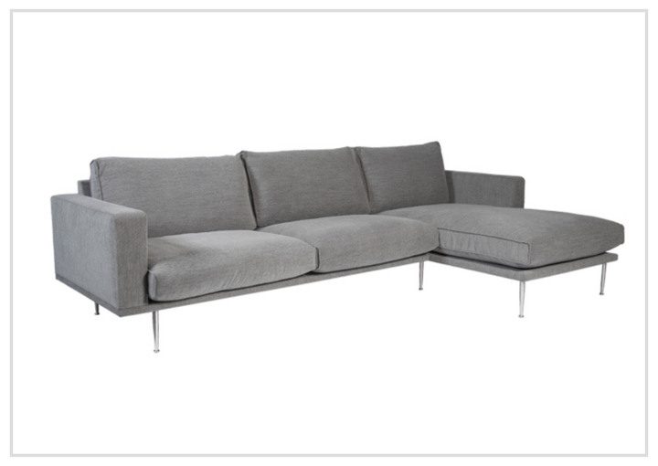 Fjords Nordic Fabric 3-Seater Sofa with Chaise
