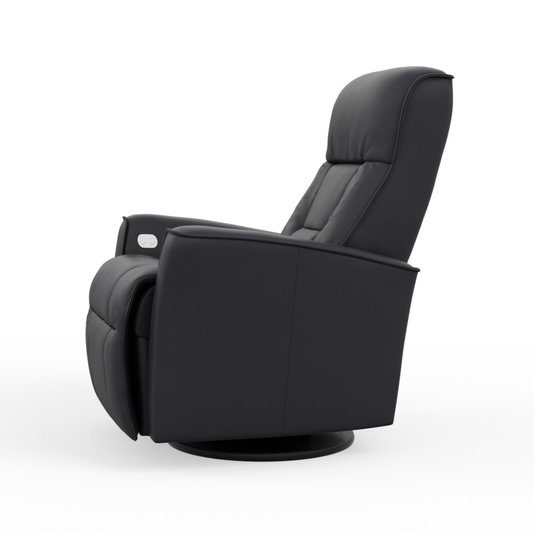 Harstad Relaxer Leather Recliner Chair | Swing Base | Fjords