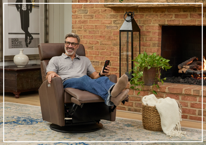 Milan Power Recliner Chair | Swivel Glider Base | Fjords