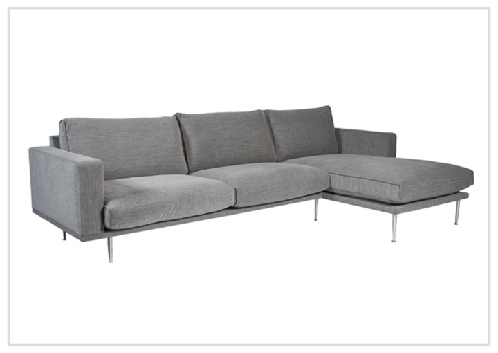 Fjords Nordic Fabric 3-Seater Sofa with Chaise