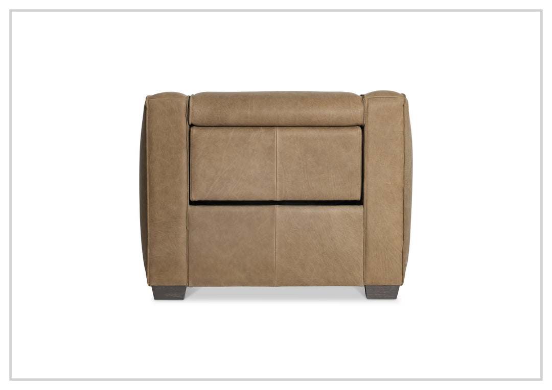 Flynn Leather Power Recliner | Block Feet & Power Headrest | Bernhardt-Jennihome