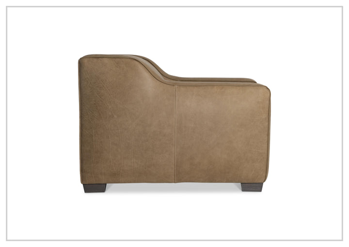 Flynn Leather Power Recliner | Block Feet & Power Headrest | Bernhardt-Jennihome