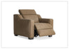 Flynn Leather Power Recliner | Block Feet & Power Headrest | Bernhardt-Jennihome