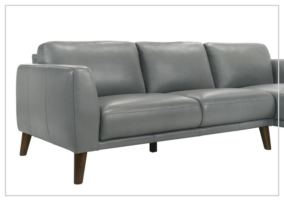 Fontera Leather Sectional Sofa | With Chaise | Gio Italia-Jennihome