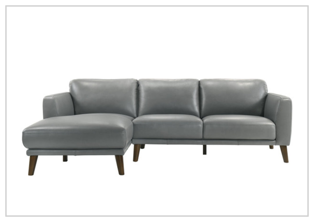 Fontera Leather Sectional Sofa | With Chaise | Gio Italia-Jennihome