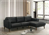 Fontera Leather Sectional Sofa | With Chaise | Gio Italia-Jennihome