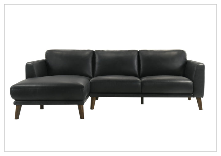 Fontera Leather Sectional Sofa | With Chaise | Gio Italia-Jennihome