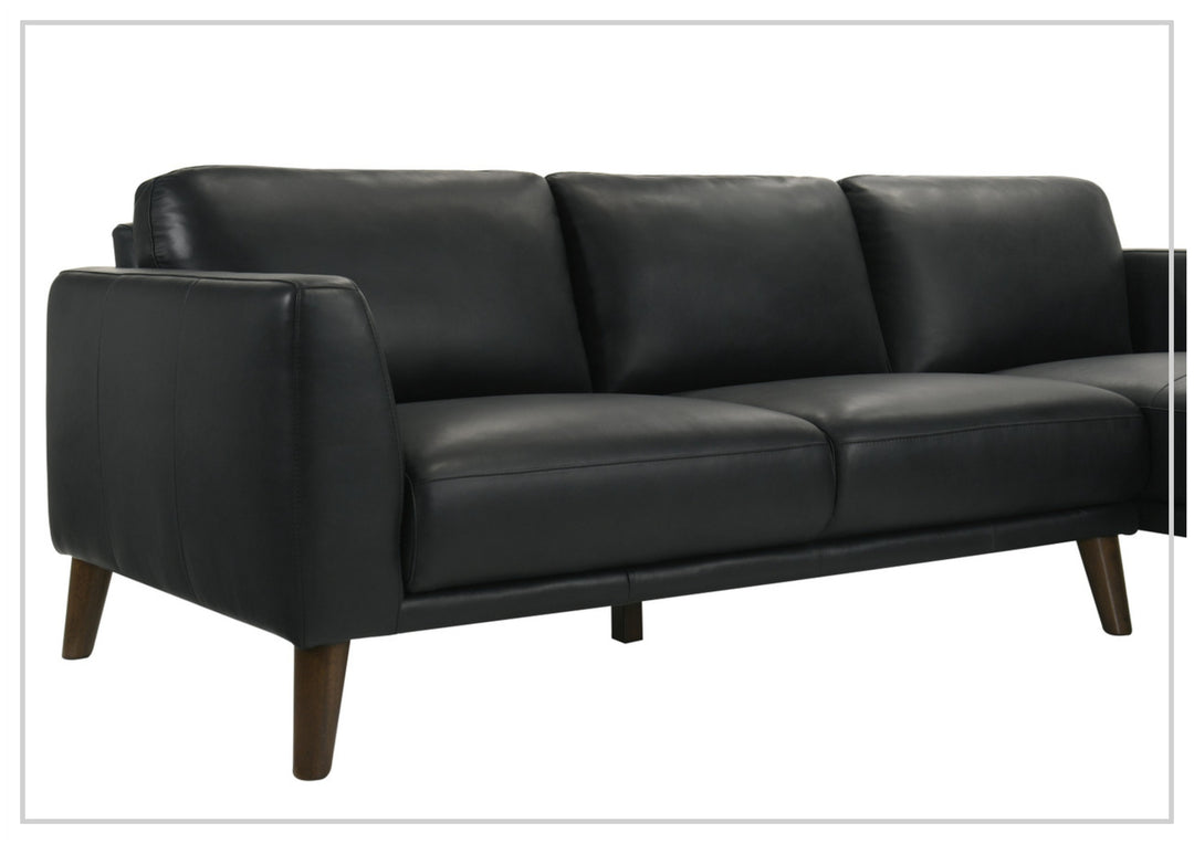 Fontera Leather Sectional Sofa | With Chaise | Gio Italia-Jennihome