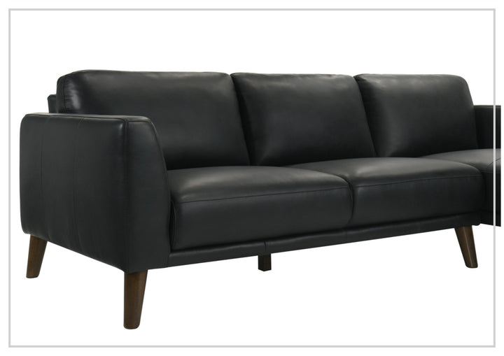 Fontera Leather Sectional Sofa | With Chaise | Gio Italia-Jennihome