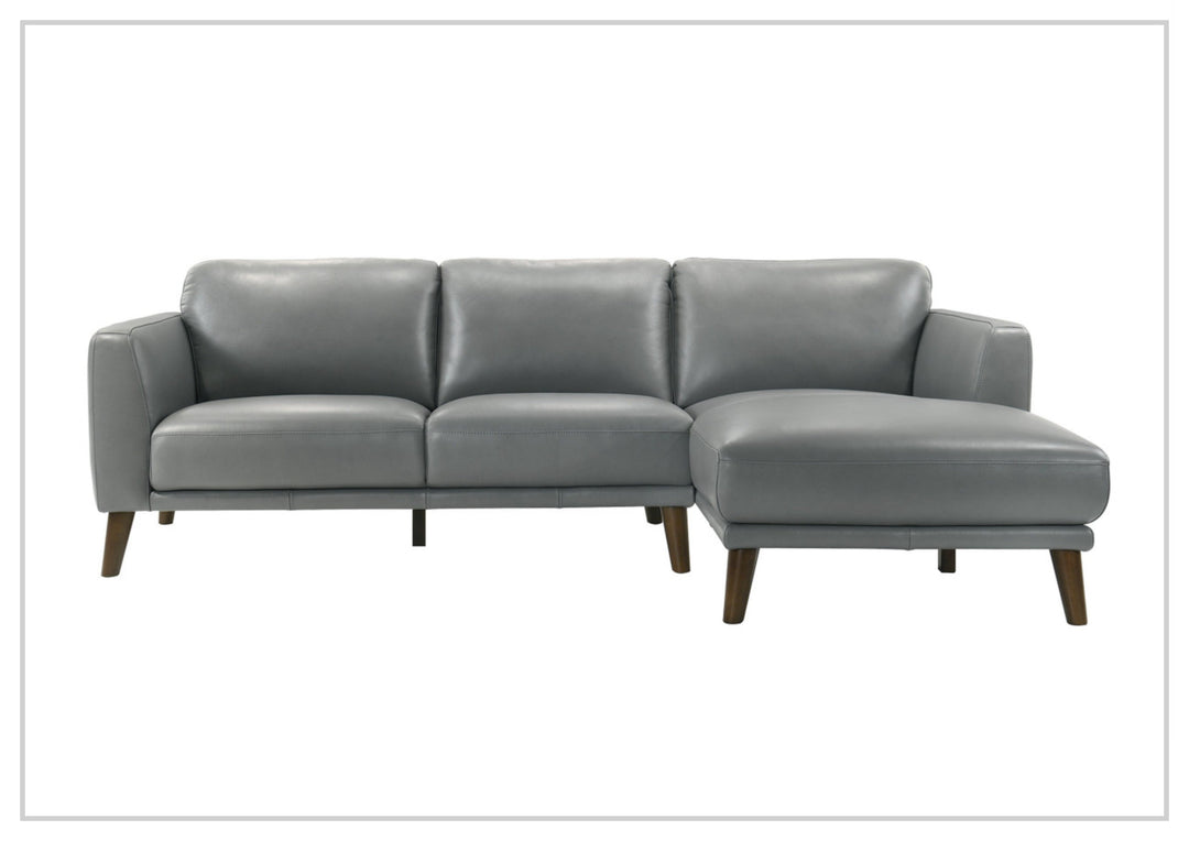 Fontera Leather Sectional Sofa | With Chaise | Gio Italia-Jennihome