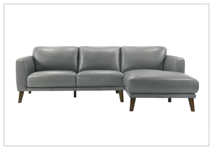Fontera Leather Sectional Sofa | With Chaise | Gio Italia-Jennihome