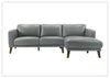 Fontera Leather Sectional Sofa | With Chaise | Gio Italia-Jennihome
