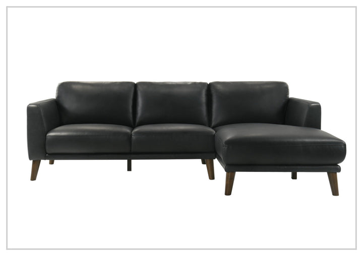 Fontera Leather Sectional Sofa | With Chaise | Gio Italia-Jennihome