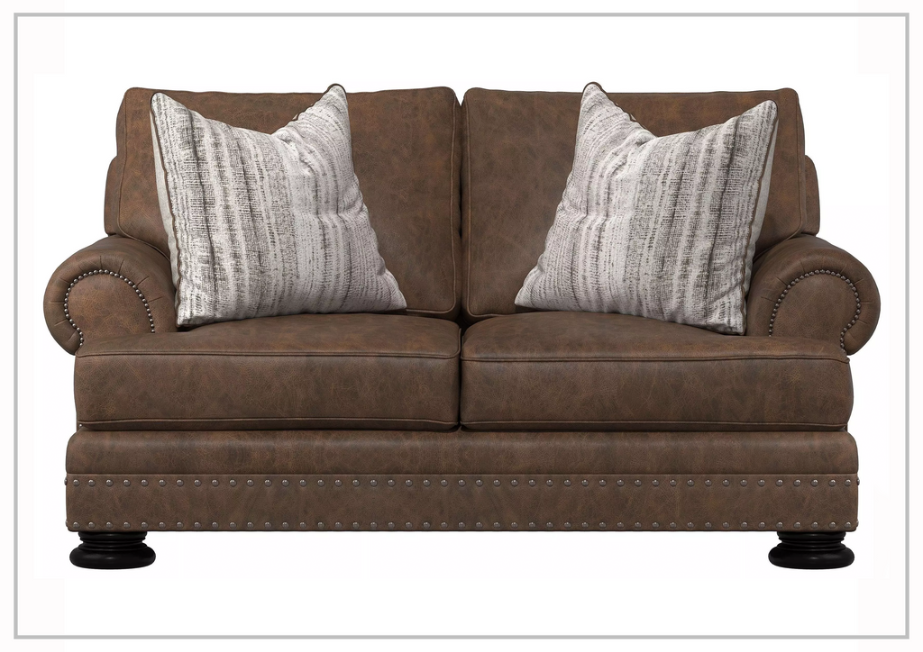 Foster Fabric Loveseat | Fabric Upholstered | Rolled Arms | Bernhardt