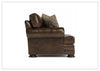 Foster Leather Chair | Rolled Arms & Nailhead Trim | Bernhardt-Jennihome
