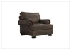 Foster Leather Chair | Rolled Arms | Nailhead Trim | Bernhardt