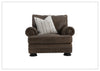 Foster Leather Chair | Rolled Arms | Nailhead Trim | Bernhardt
