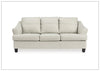 Gio Italia Geneva Queen Leather Sofa Sleeper with Memory Foam Mattress