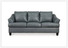 Gio Italia Geneva Queen Leather Sofa Sleeper with Memory Foam Mattress