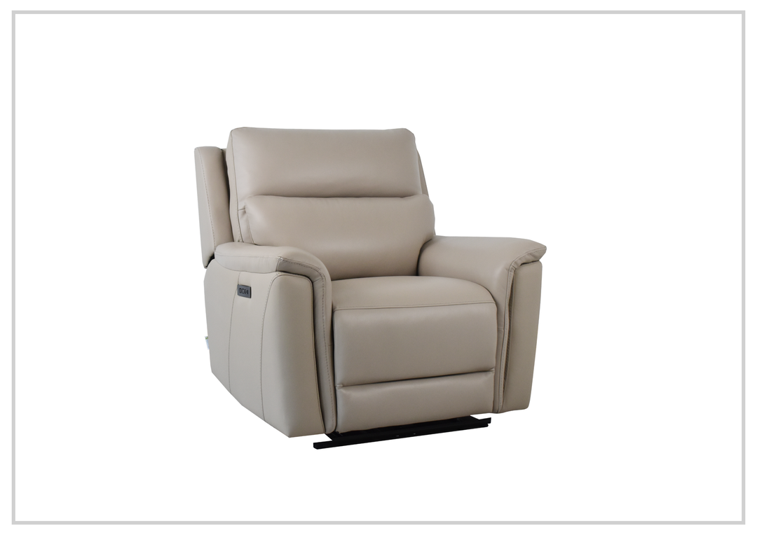 Geneva Leather Power Reclining Chair | Dual Motor with USB & USB-C | Klaussner