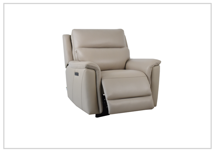 Geneva Leather Power Reclining Chair | Dual Motor with USB & USB-C | Klaussner