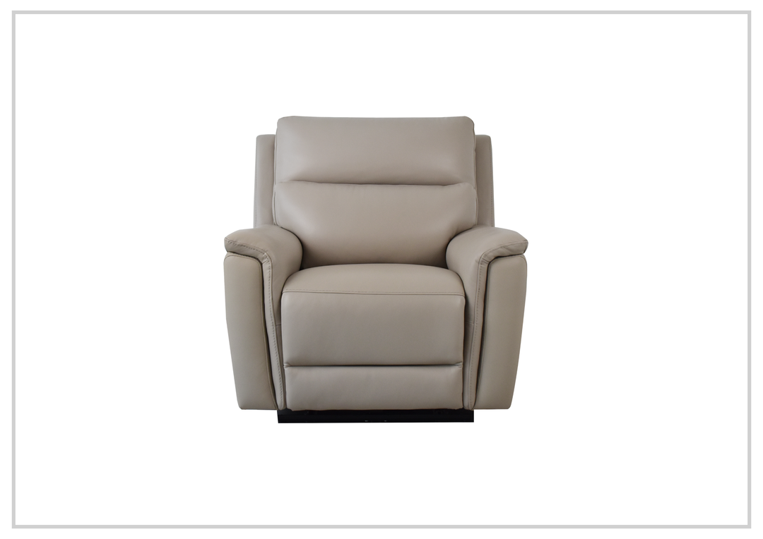 Geneva Leather Power Reclining Chair | Dual Motor with USB & USB-C | Klaussner