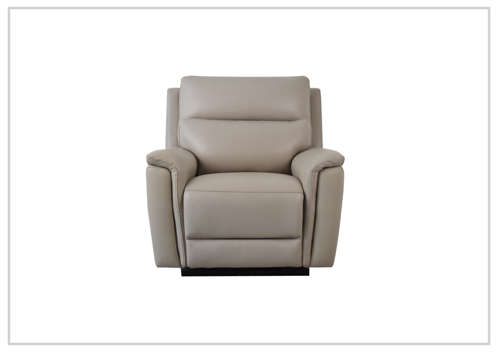Geneva Leather Power Reclining Chair | Dual Motor with USB & USB-C | Klaussner