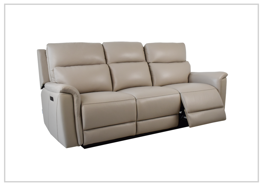 Geneva Leather Power Reclining Sofa | Dual Motor| USB & USB-C Port | Klaussner-Jennihome