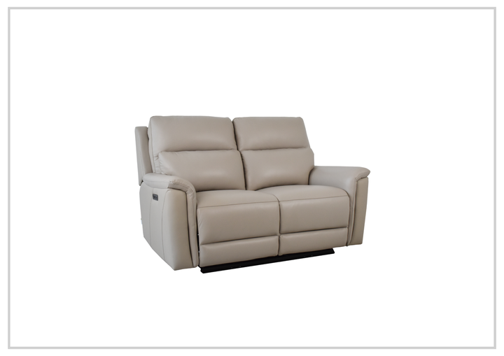 Geneva Leather | Power Reclining Loveseat | Dual Motor | USB & USB-C | Klaussner