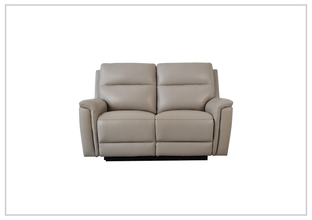 Geneva Leather | Power Reclining Loveseat | Dual Motor | USB & USB-C | Klaussner