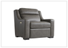 Germain Leather Motion Recliner Chair | Bustle Back | USB Port | Bernhardt - Jennihome