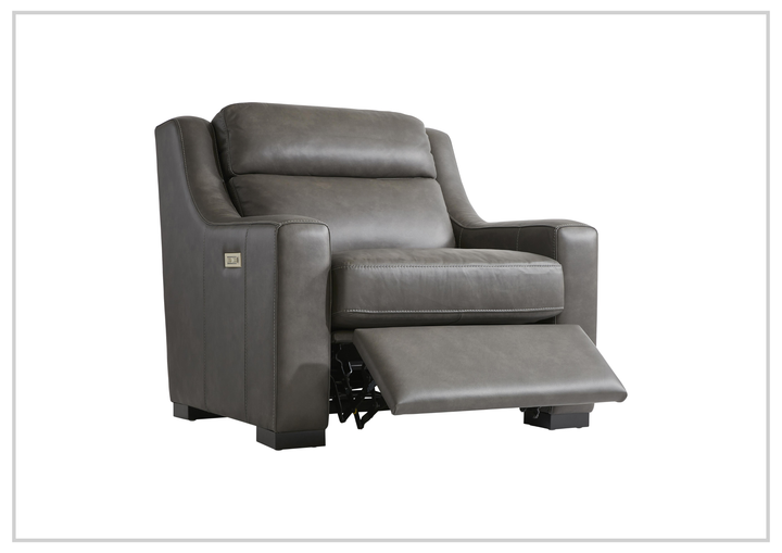Germain Leather Motion Recliner Chair | Bustle Back | USB Port | Bernhardt - Jennihome