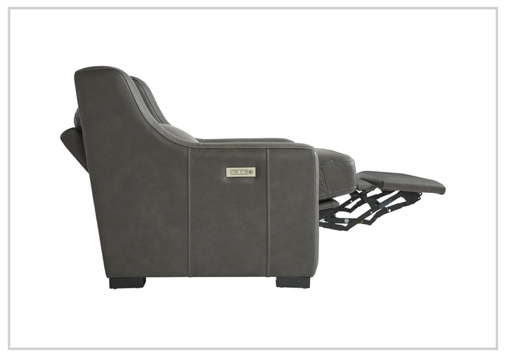 Germain Leather Motion Recliner Chair | Bustle Back | USB Port | Bernhardt - Jennihome