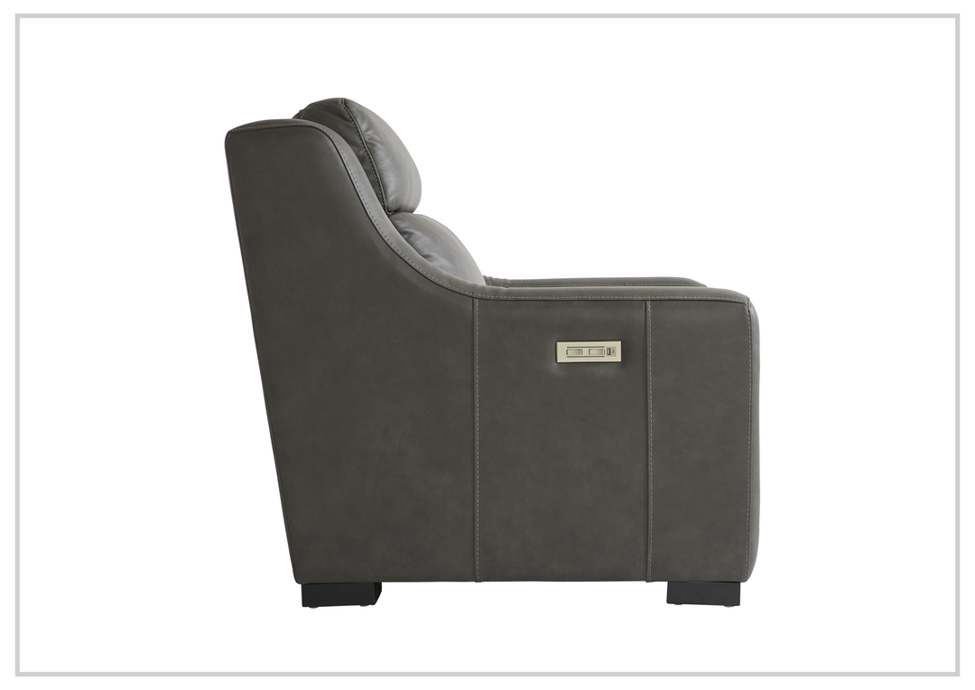 Germain Leather Motion Recliner Chair | Bustle Back | USB Port | Bernhardt - Jennihome