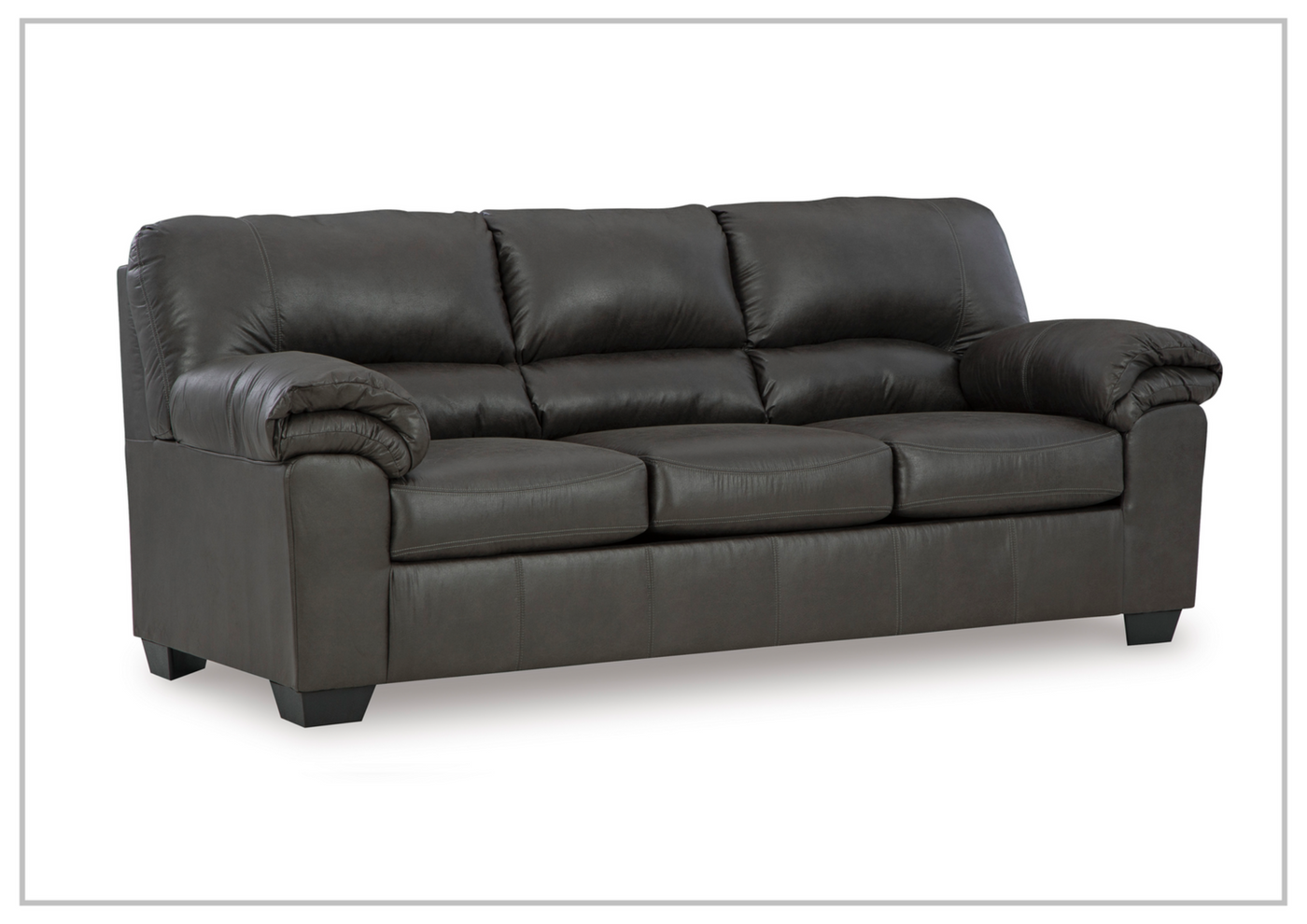 Gio Italia Bradford 3 Seater Faux Leather Sofa in two colors