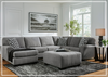 Gio Italia Brinkdale Court U-Shape 3-Piece Gray Fabric Sectional with Chaise-Jennihome