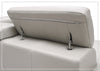 Gio Italia Brixton Leather Sectional Sofa With Chaise