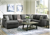 Gio Italia Edenridge 3-Piece U-Shape Fabric Sectional with Chaise-Jennihome