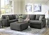 Gio Italia Edenridge 3-Piece U-Shape Fabric Sectional with Chaise-Jennihome