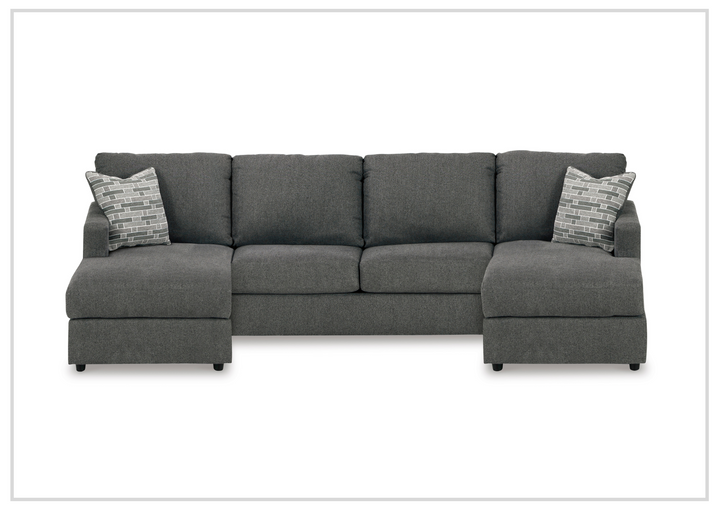 Gio Italia Edenridge 3-Piece U-Shape Fabric Sectional with Chaise-Jennihome