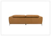 Gio Italia Florence Modern Clay Leather Sofa with Metal Legs-Jenni Home