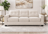 Gio Italia Lorrine 3-Seater Fabric Queen Sofa Sleeper With Two Color Options