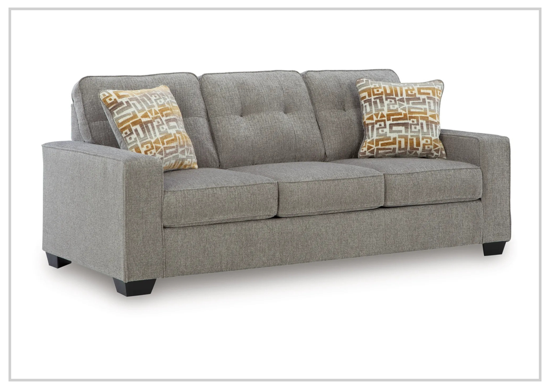 Gio Italia Lorrine 3-Seater Fabric Queen Sofa Sleeper With Two Color Options