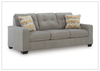 Gio Italia Lorrine 3-Seater Fabric Queen Sofa Sleeper With Two Color Options