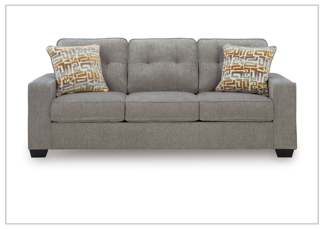 Gio Italia Lorrine 3-Seater Fabric Queen Sofa Sleeper With Two Color Options