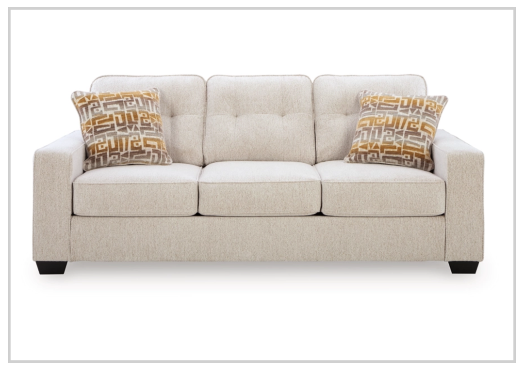 Gio Italia Lorrine 3-Seater Fabric Queen Sofa Sleeper With Two Color Options