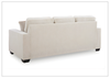 Gio Italia Lorrine 3-Seater Fabric Queen Sofa Sleeper With Two Color Options